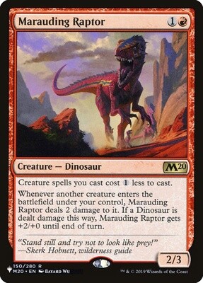 Marauding Raptor (The List, 145, Nonfoil)