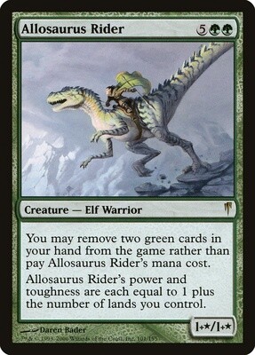 Allosaurus Rider (Coldsnap, 101, Nonfoil)
