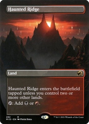 Haunted Ridge (Innistrad: Midnight Hunt, 282, Foil)