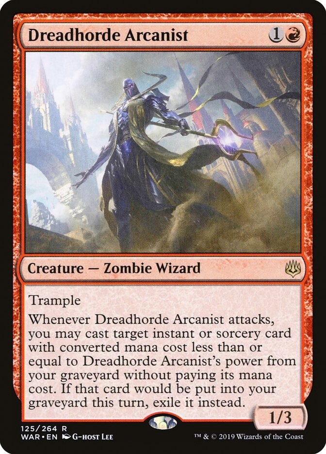 Dreadhorde Arcanist (War of the Spark, 125, Nonfoil)