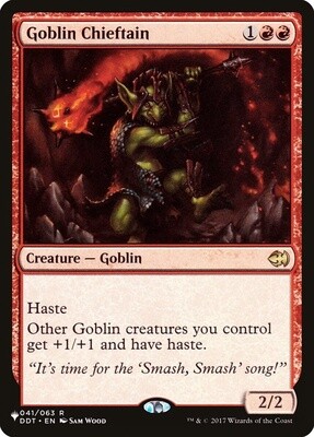 Goblin Chieftain (The List, 131, Nonfoil)