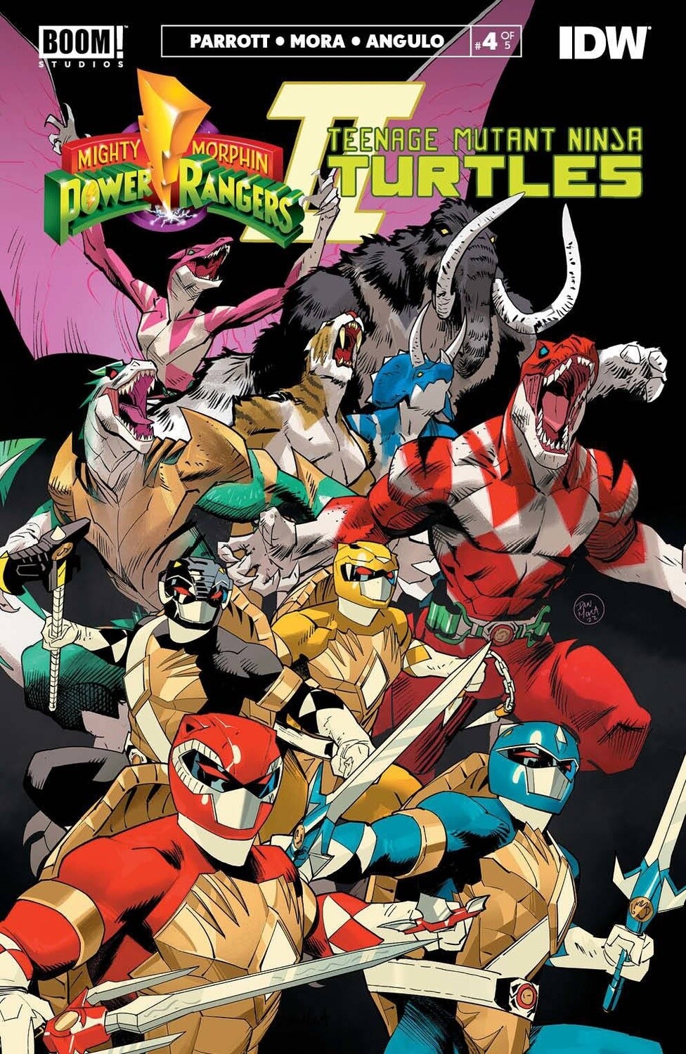Mighty Morphin Power Rangers Teenage Mutant Ninja Turtles II #4 (OF 5)
