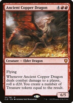Ancient Copper Dragon (Commander Legends: Battle for Baldur's Gate, 161, Nonfoil)