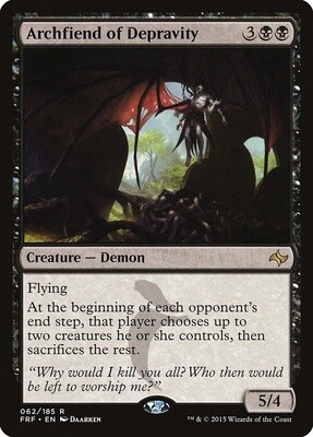 Archfiend of Depravity (Fate Reforged, 62, Nonfoil)