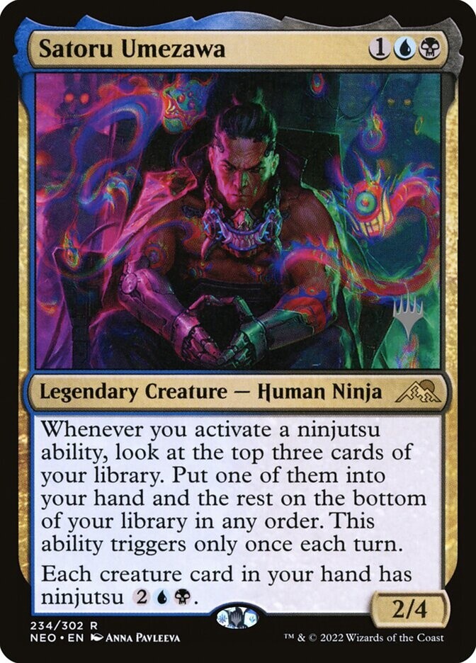 Satoru Umezawa (Kamigawa: Neon Dynasty Promos, 234p, Nonfoil)