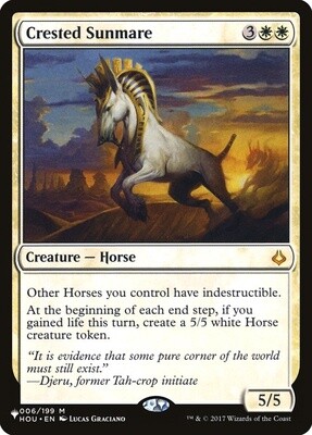 Crested Sunmare (The List, 303, Nonfoil)