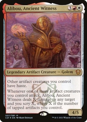 Alibou, Ancient Witness (Commander 2021, 7, Foil)