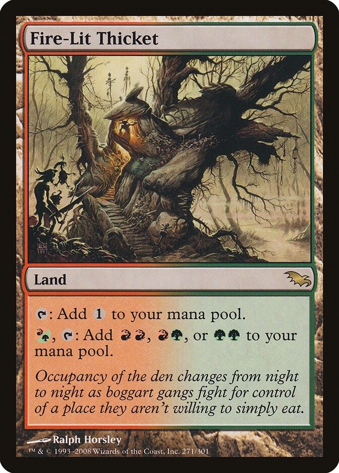 Fire-Lit Thicket (Shadowmoor, 271, Nonfoil)