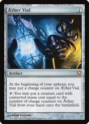 Aether Vial (From the Vault: Relics, 1, Foil)