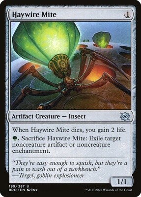 Haywire Mite (The Brothers' War, 199, Nonfoil)