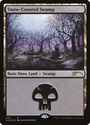 Snow-Covered Swamp (Secret Lair Drop, 3, Foil)