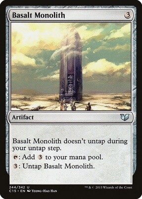 Basalt Monolith (Commander 2015, 244, Nonfoil)
