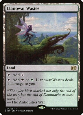 Llanowar Wastes (The Brothers' War, 264, Nonfoil)