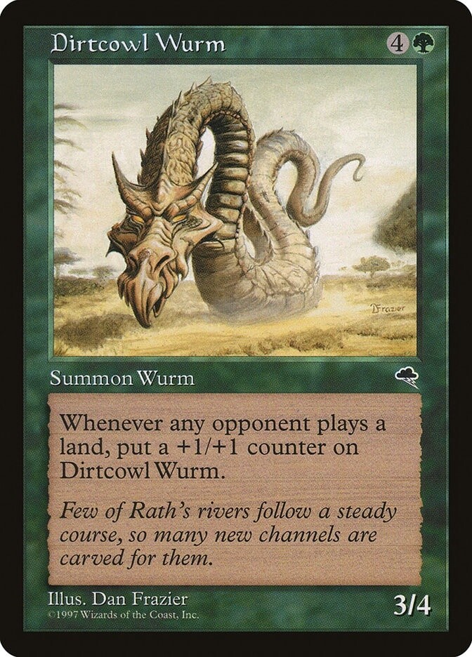 Dirtcowl Wurm (Tempest, 221, Nonfoil)