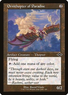 Ornithopter of Paradise (Modern Horizons 2, 430, Etched)