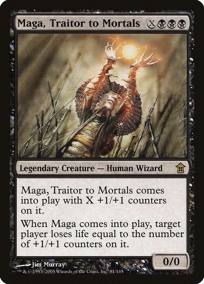 Maga, Traitor to Mortals (Saviors of Kamigawa, 81, Nonfoil)