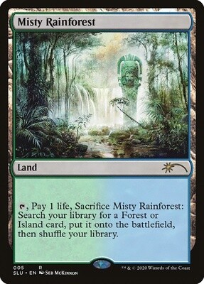 Misty Rainforest (Secret Lair: Ultimate Edition, 5, Nonfoil)