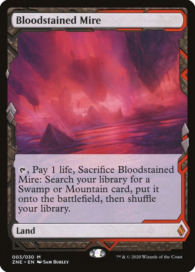 Bloodstained Mire (Zendikar Rising Expeditions, 3, Nonfoil)