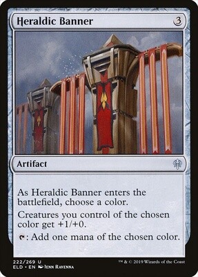Heraldic Banner (Throne of Eldraine, 222, Foil)