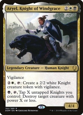 Aryel, Knight of Windgrace (Dominaria, 192, Foil)