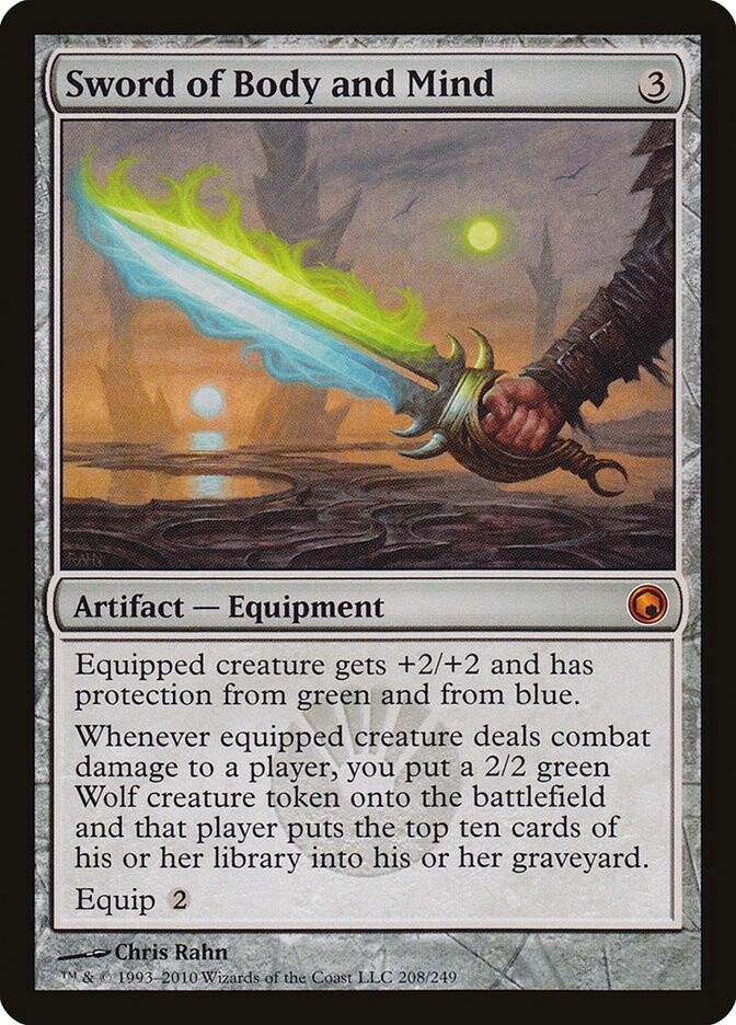 Sword of Body and Mind (Scars of Mirrodin, 208, Nonfoil)