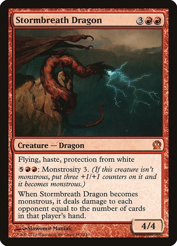 Stormbreath Dragon (Theros, 143, Nonfoil)