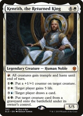 Kenrith, the Returned King (Throne of Eldraine, 303, Foil)