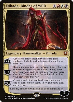 Dihada, Binder of Wills (Dominaria United Commander, 1, Foil)