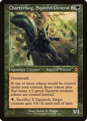Chatterfang, Squirrel General (Modern Horizons 2, 410, Nonfoil)