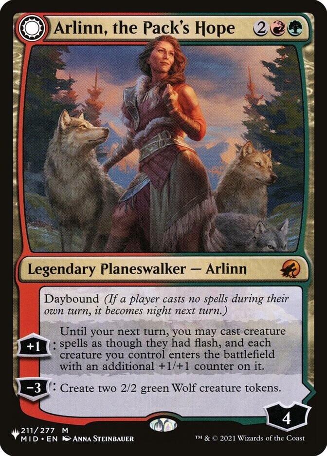 Arlinn, the Pack's Hope // Arlinn, the Moon's Fury (From Cute to Brute, 37, Nonfoil)