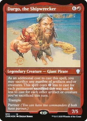 Dargo, the Shipwrecker (Commander Legends, 572, Etched)