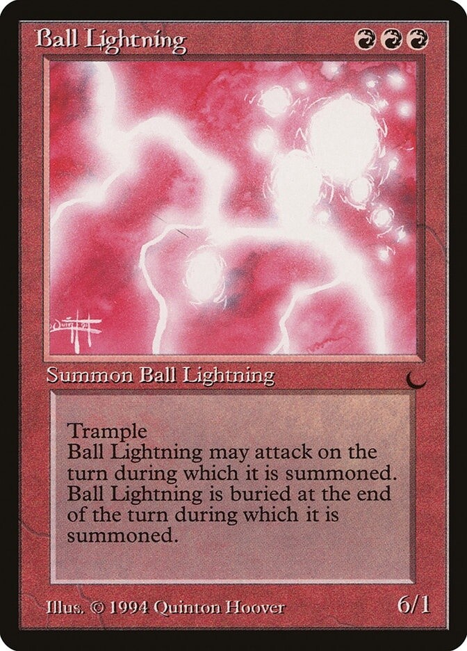 Ball Lightning (The Dark, 57, Nonfoil)
