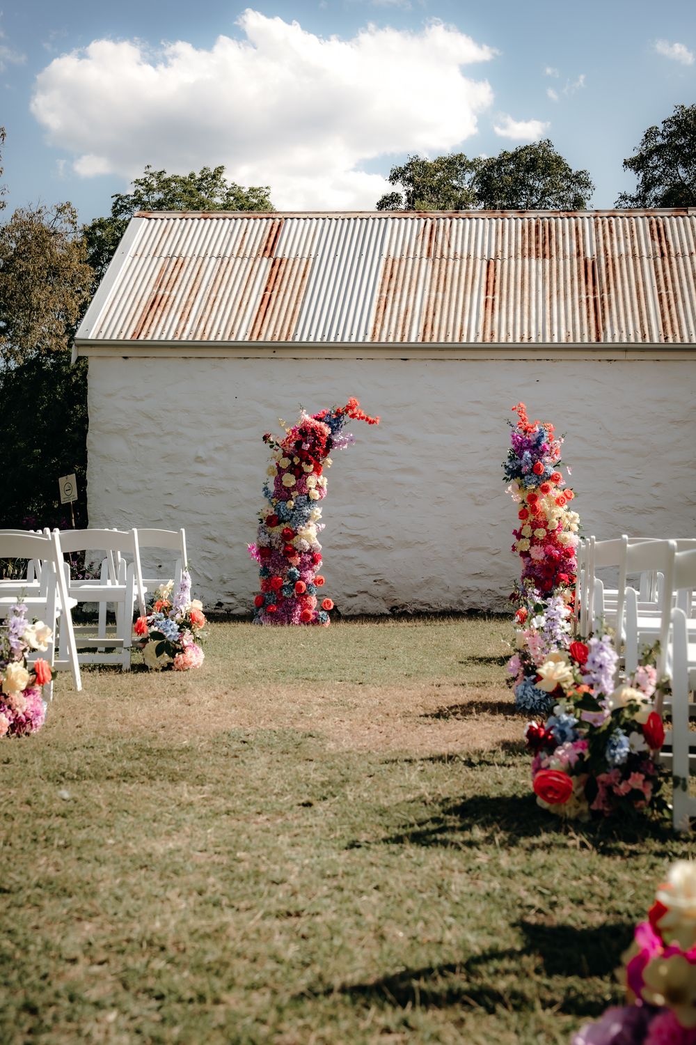 2 x flat white arches