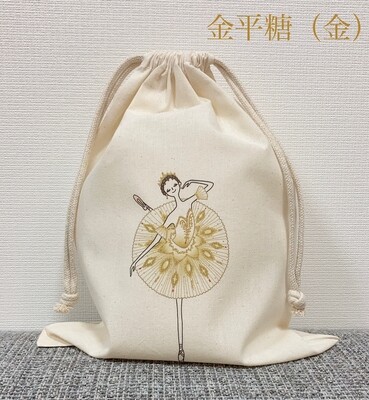 Sugar Plum Fairy(Gold) Cotton Purse