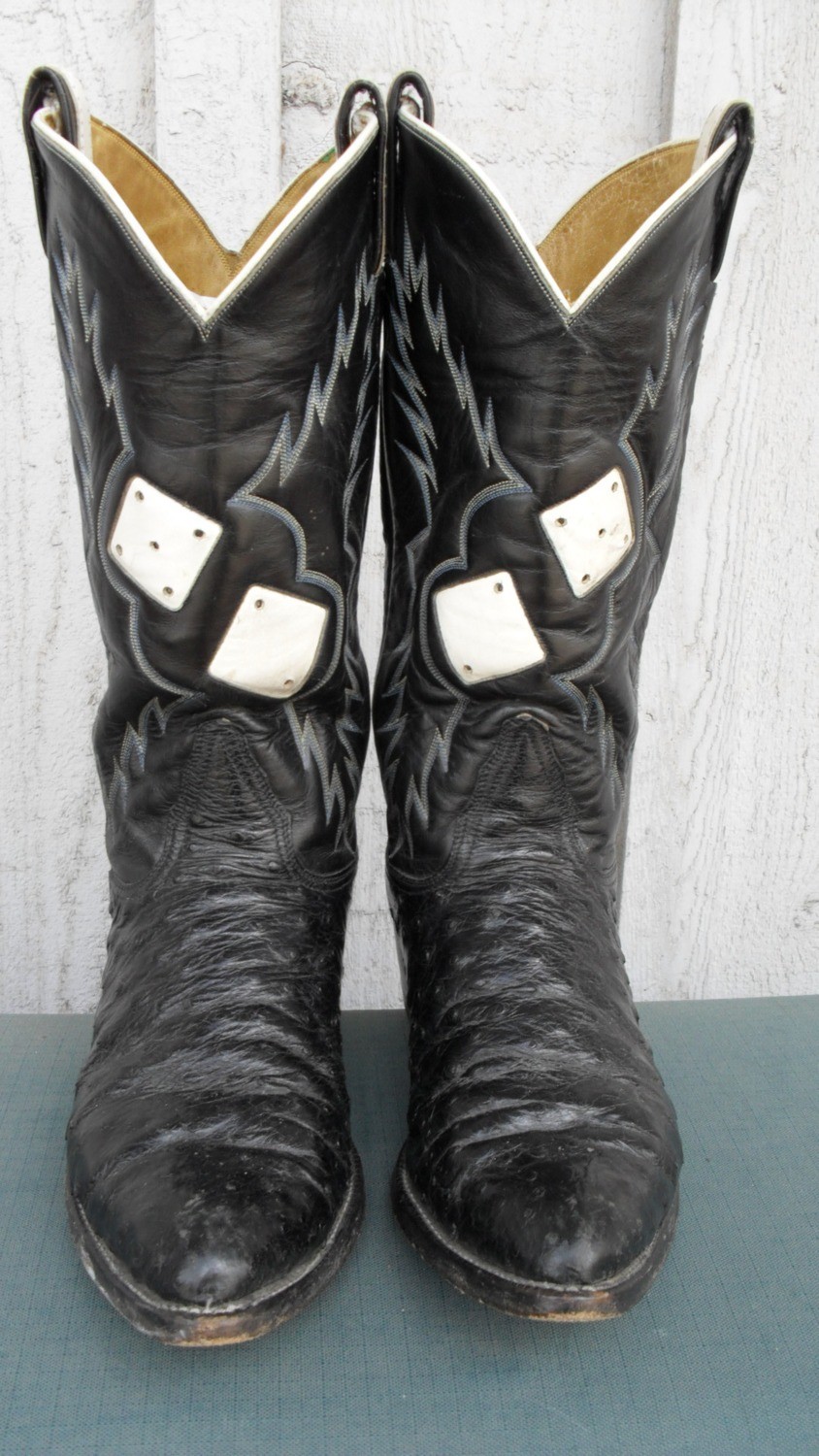 Roll the Dice on these Tony Lama rockabilly boots!