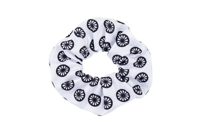 Hair scrunchie - White