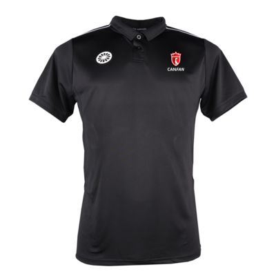 CANFAN IM Polo shirt, black - MEN CANFAN IM Polo shirt, black - MEN