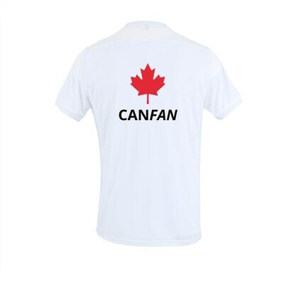 CANFAN IM Tech Tee, white - MEN CANFAN IM Tech Tee, white - MEN