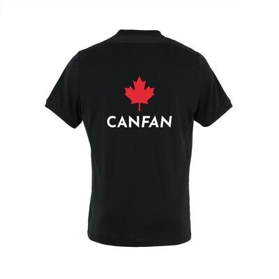 CANFAN IM Tech Tee, black - MEN CANFAN IM Tech Tee, black - MEN