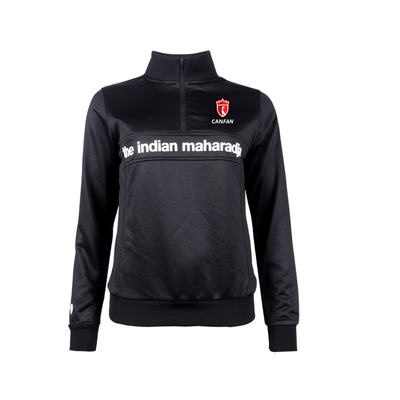 Women&#39;s half zip IM - Black