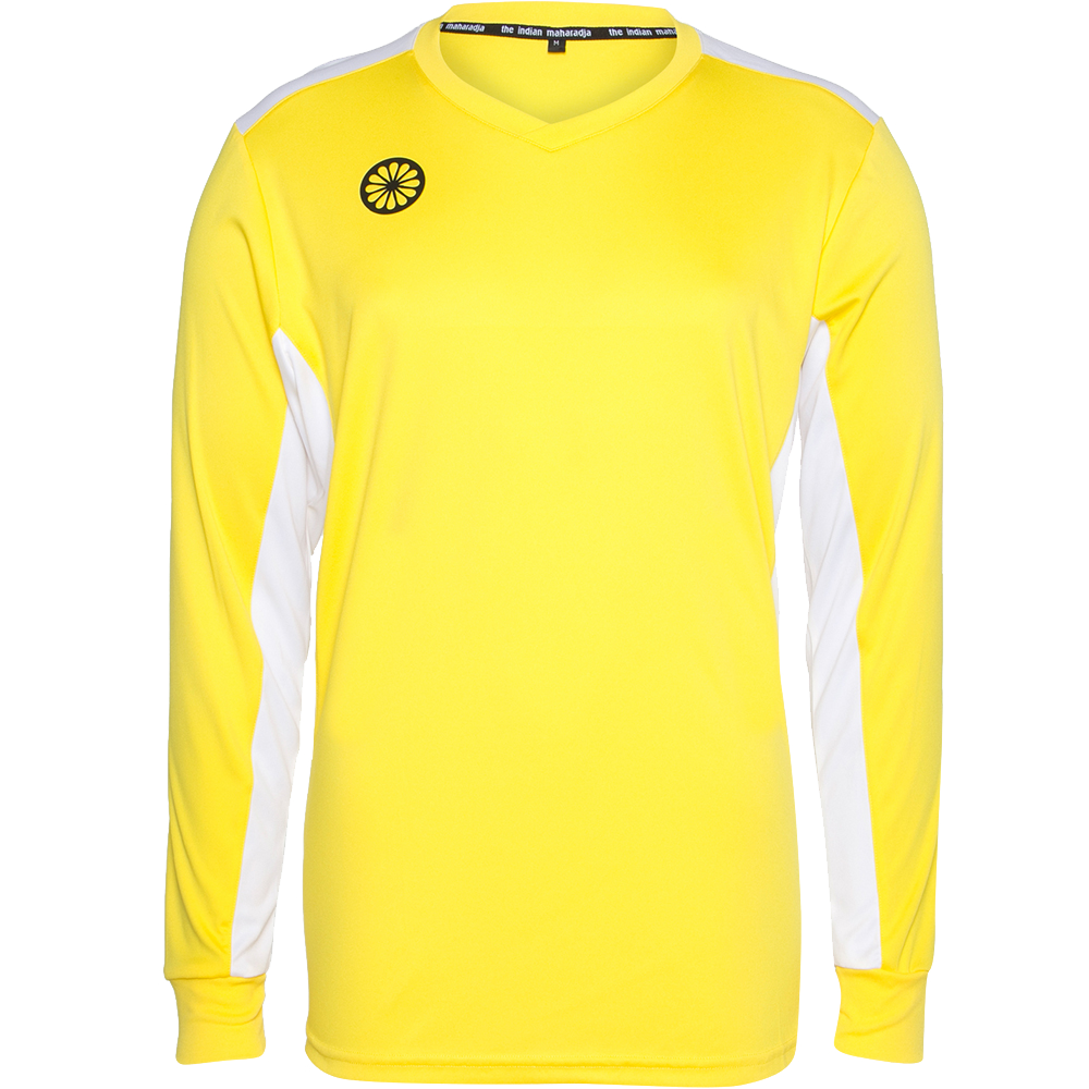 Unisex Goalie shirt long sleeve - YELLOW, Size: S