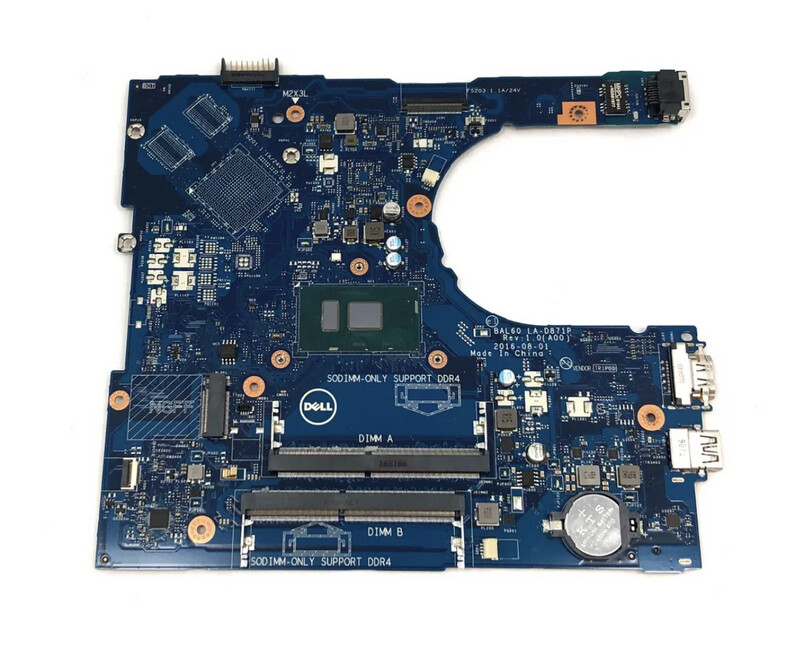 Dell Inspiron 15 5566 Genuine Intel i3-7100U 3.9GHz Motherboard DMD9K LA-D871P