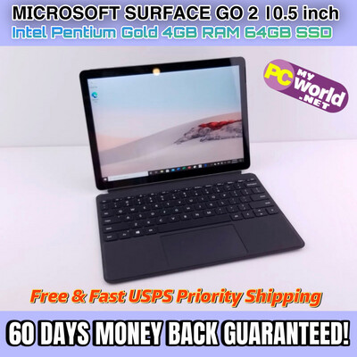 Microsoft Surface Go 2 10.5 inch (64GB, Intel Pentium Gold, 1.70GHz, 4GB) Excellent A+