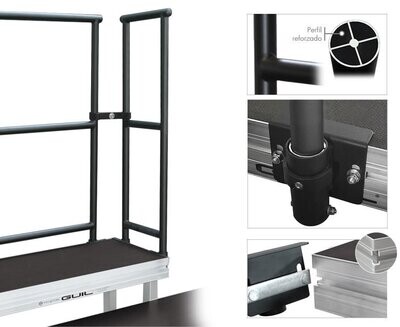 TMQ-05/N Quitamiedos multifunción de 0.5 metros fabricado en Aluminio.