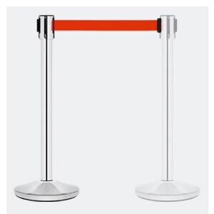 Postes con cinta retractil