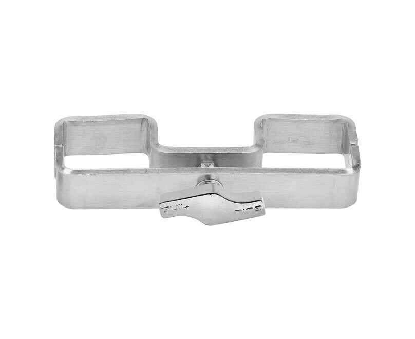 Sistema de unión pata-pata para tarimas con patas de 60×60 mm TMU-05