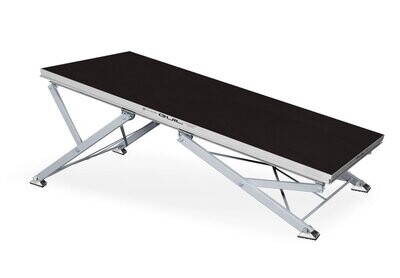 Tarima modular tipo tijera de 2 x 1 m. Regulable en cinco posiciones - Ref. TM441
