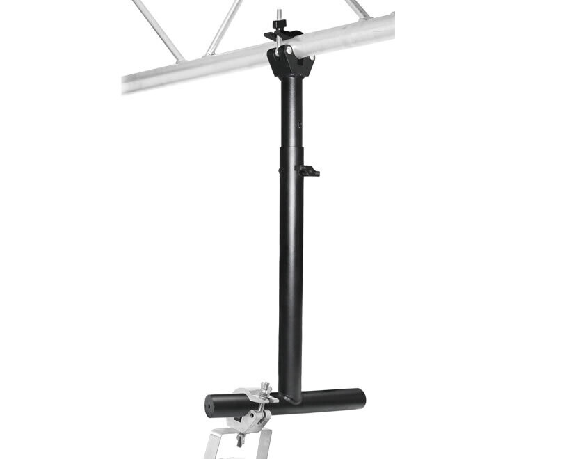 Brazo telescópico para su anclaje a truss (4 posiciones de 63,7 cm a 93,7 cm) Color: Negro. Ref. TTL-01/N