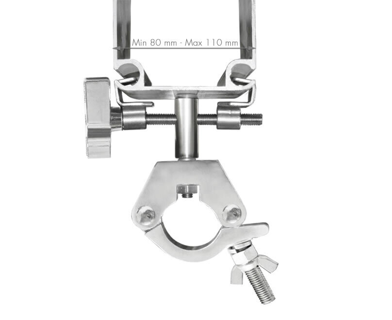 Garra para carpas con abrazadera para fijar trusses y tubos Ref. ABZ-56