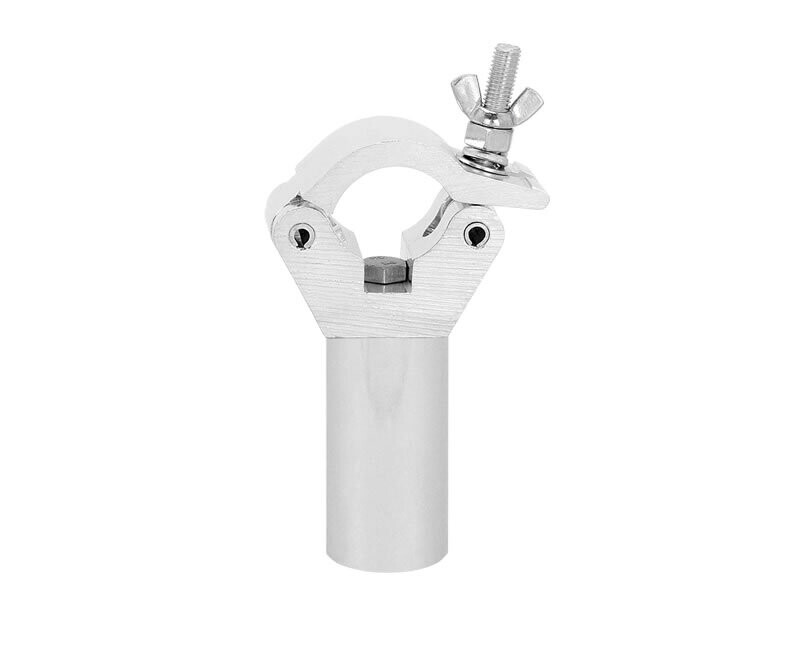 Abrazadera con adaptador de Ø 50 mm para su fijación a tubos de Ø 45-52 mm. WLL: 500 kg Ref. ABZ-37